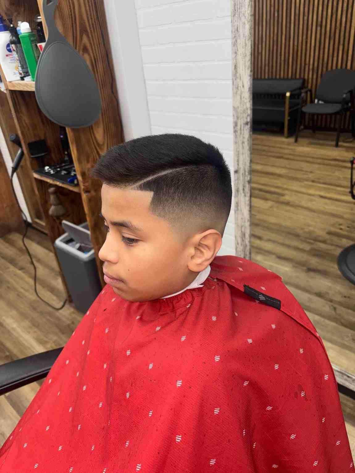 Men's haircut 7 at L.A. Men's Grooming Room, Hampton Bays NY