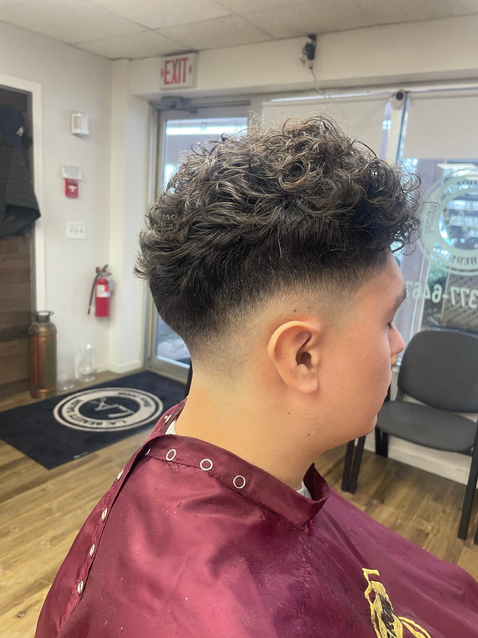Men's haircut 7 at L.A. Men's Grooming Room, Hampton Bays NY