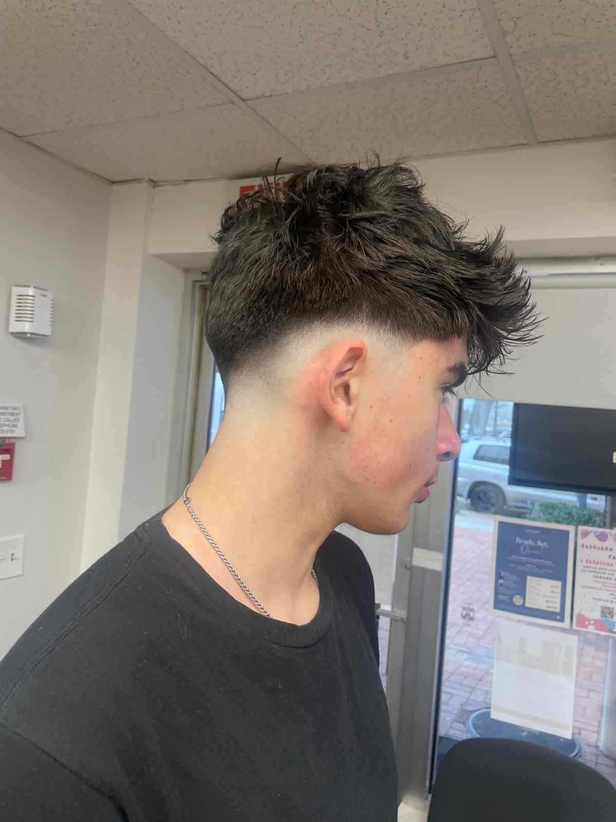 Men's haircut 2 at L.A. Men's Grooming Room, Hampton Bays NY