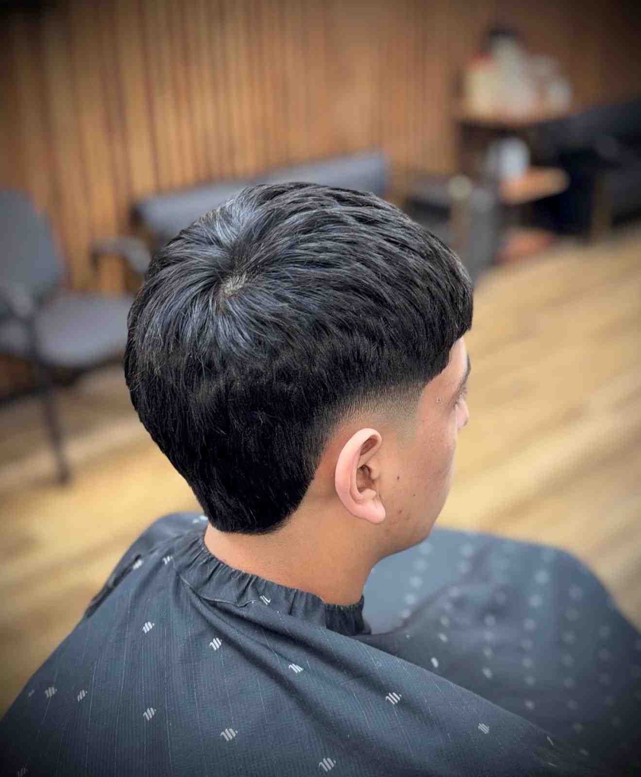 Men's haircut 2 at L.A. Men's Grooming Room, Hampton Bays NY