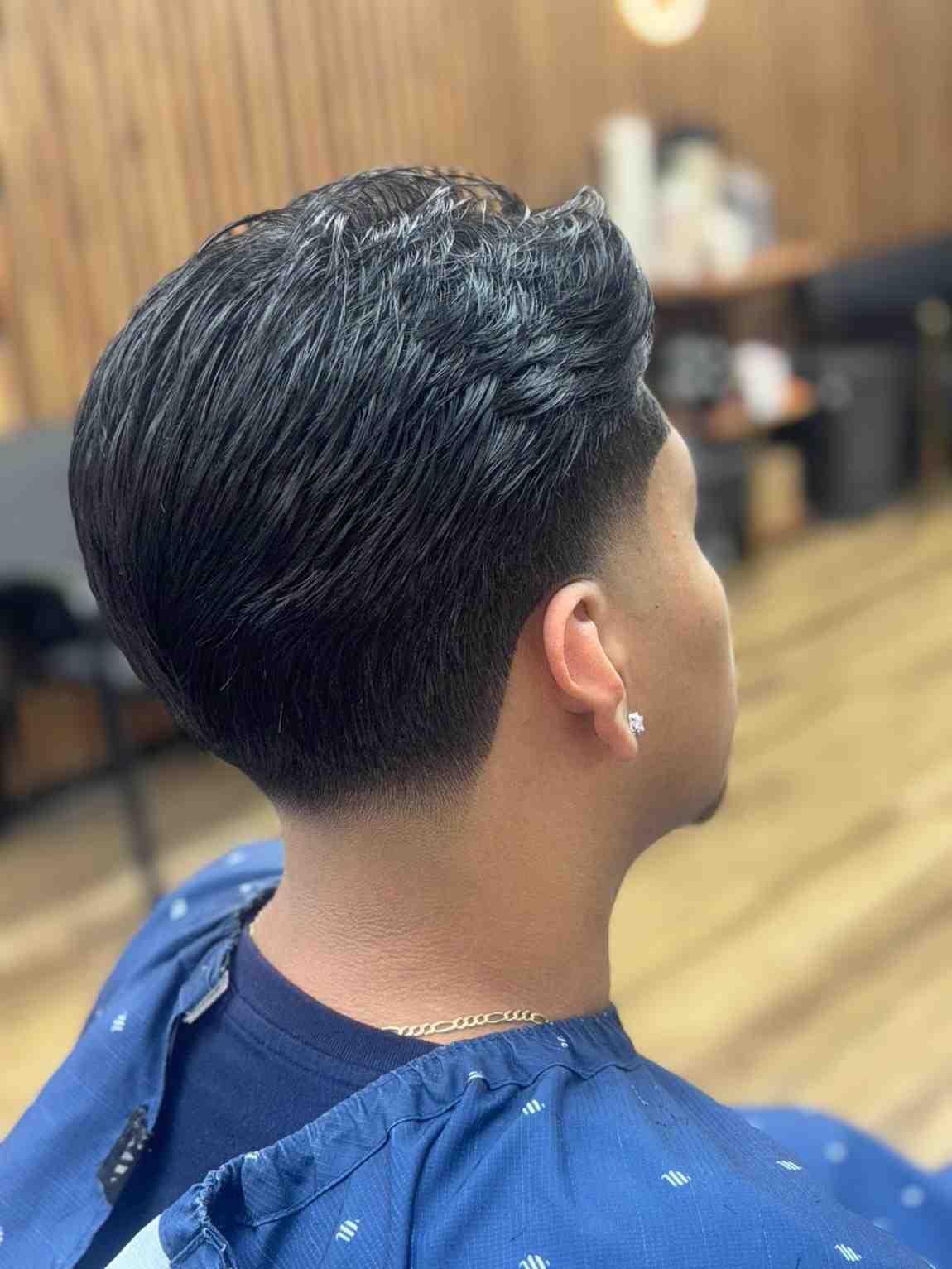 Men's haircut 3 at L.A. Men's Grooming Room, Hampton Bays NY