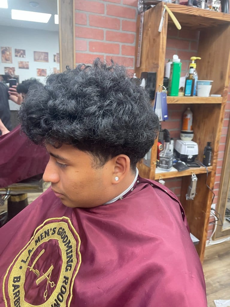 High Skin Fade — before the haircut